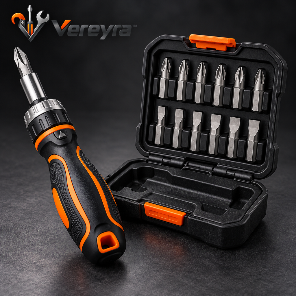 Vereyra™ Multi-Bit Ratcheting Screwdriver Kit for Everyday Repairs main