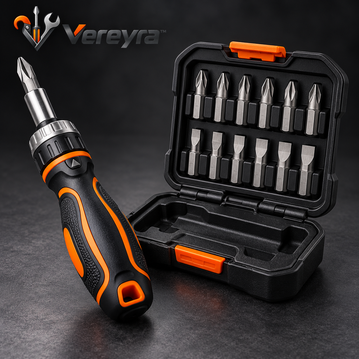 Vereyra™ Multi-Bit Ratcheting Screwdriver Kit for Everyday Repairs main