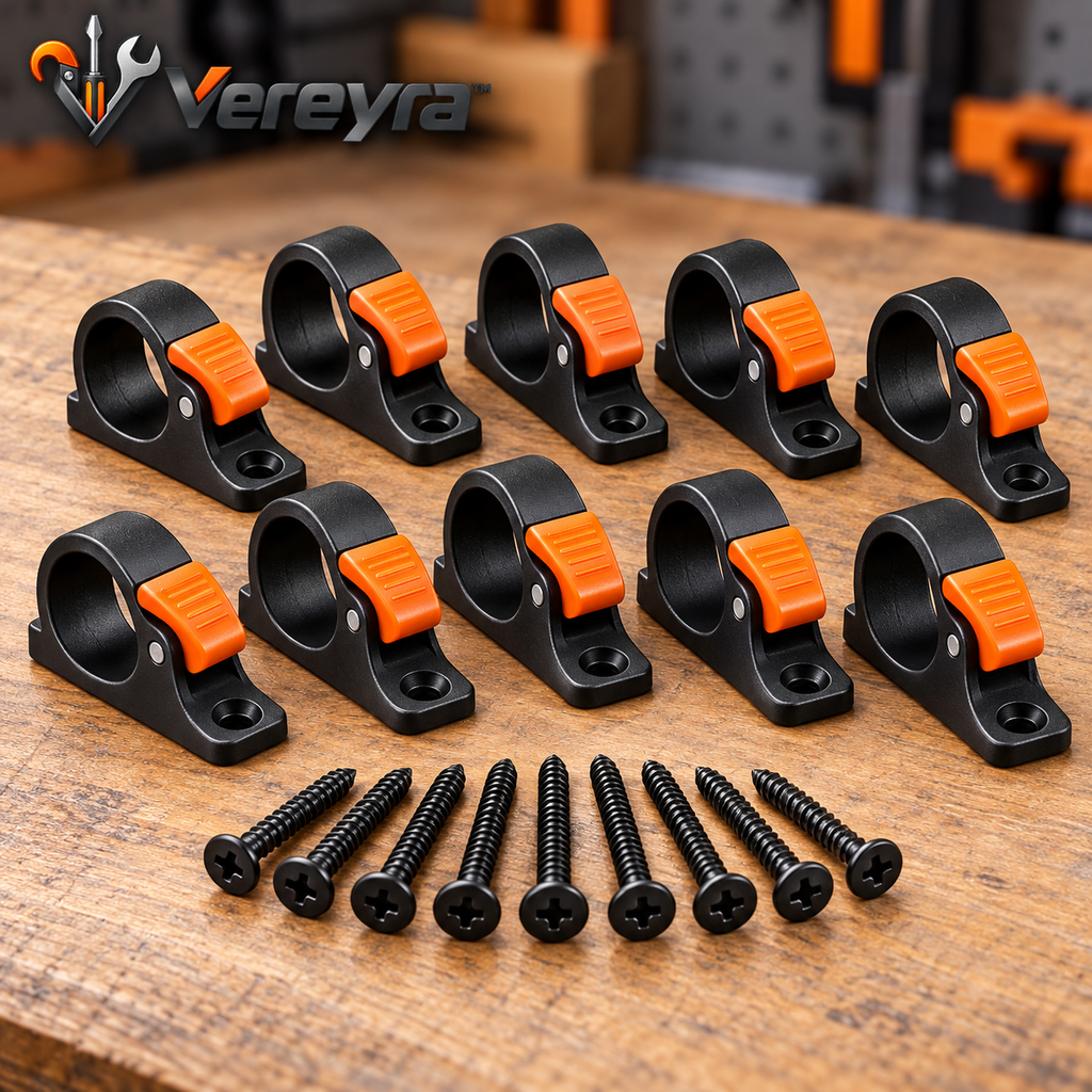Vereyra™ Reusable Screw-Mount Cable Clamp Set for Neat, Secure Routing main
