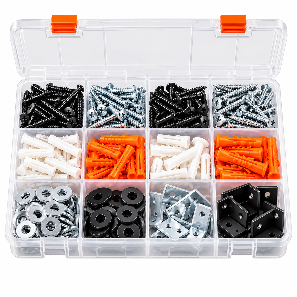 Vereyra™ Mixed Household Fastener Kit for Repairs, Assembly & DIY Projects detail